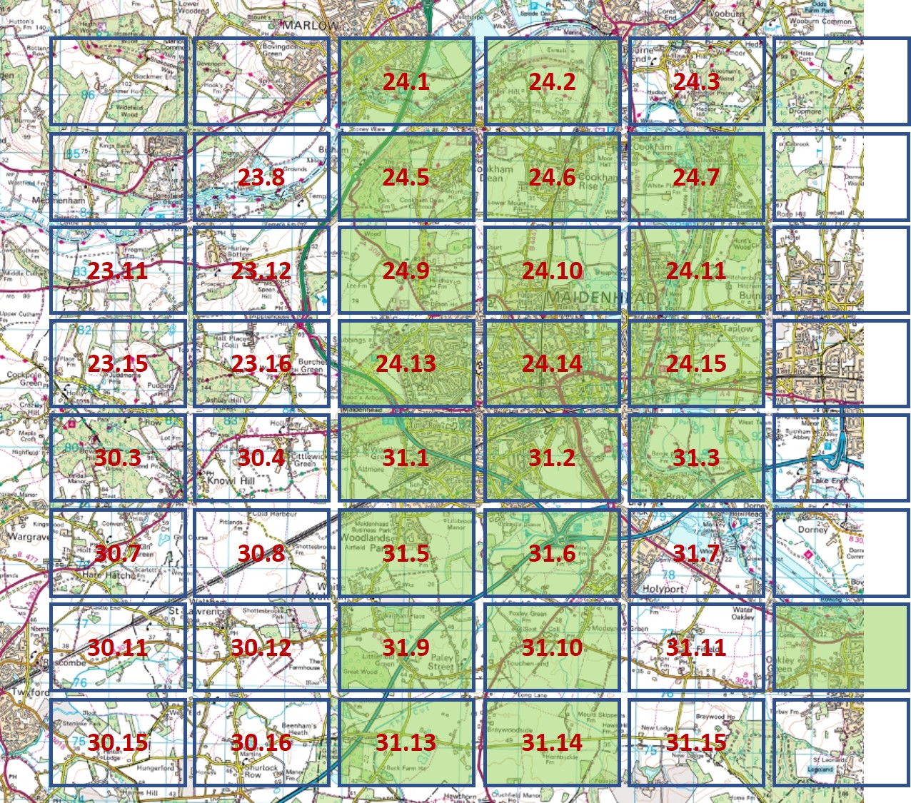 Index Map 1897-99